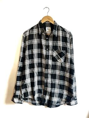 Acne Studios | Plaid Flannel Button-Down Shirt